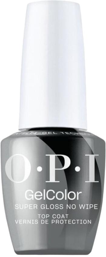 OPI Lac de unghii de suprafață pentru efecte cromate GelColor Super Gloss No Wipe (Top Coat) 15 ml