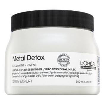 L´Oréal Professionnel Série Expert Metal Detox Professional Mask maszk védett és fényes hajért 500 ml