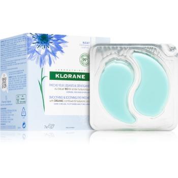 Klorane Cornflower Organic masca iluminatoare zona ochilor 7x2 buc