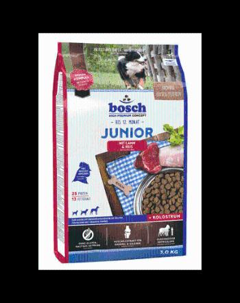 BOSCH Junior Hrana uscata pentru catei de la 2 pana la 12 luni, cu miel si orez  3 kg