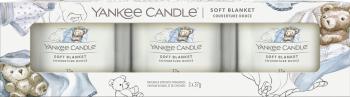 Gyertya YANKEE CANDLE Set Soft Blanket Sampler 3× 37 g