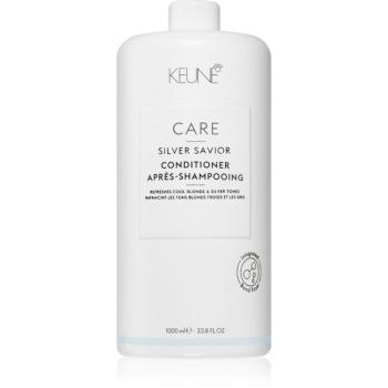 Keune Care Silver Savior Conditioner balsam pentru păr blond neutralizeaza tonurile de galben 1000 ml