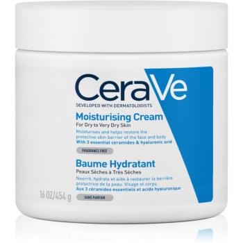 CeraVe Moisturizers Crema hidratanta pentru fata si corp pentru pielea uscata sau foarte uscata 454 g