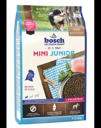 BOSCH Mini Junior Hrana uscata pentru catei de talie mica, cu carne de pasare 3 kg