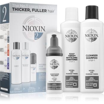 Nioxin System 2 Natural Hair Progressed Thinning set cadou impotriva caderii parului unisex