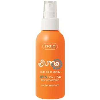 ZIAJA Sun Olej na opalování ve spreji SPF 6 voděodolný 125 ml (5901887030379)