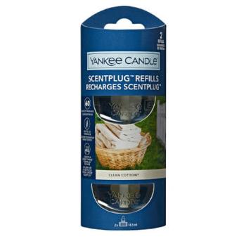 Yankee Candle Rezervă pentru difuzor electric Organic Kit Clean Cotton 2 x 18,5 ml