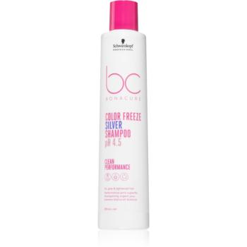 Schwarzkopf Professional BC Bonacure Color Freeze Silver Sampon argintiu pentru parul blond cu suvite 250 ml