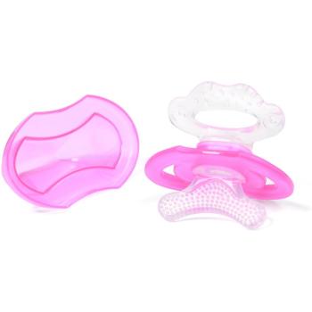 BabyOno Teether jucărie pentru dentiție 3m+ Pink 1 buc