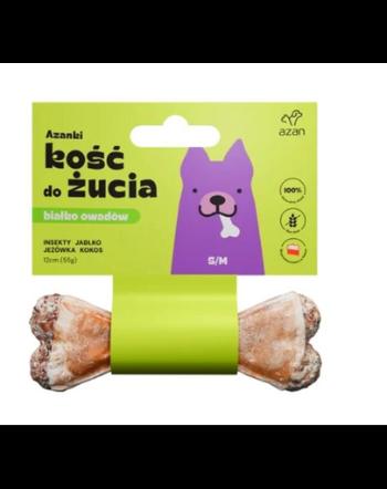 AZANKI Os pentru caini cu insecte si cocos S/M 12cm