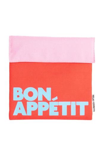 Vrecko na občerstvenie Helio Ferretti Bon Apetit 18 x 18 cm viac farieb