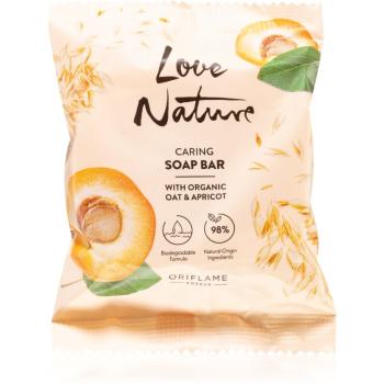 Oriflame Love Nature Organic Oat & Apricot săpun solid 75 g