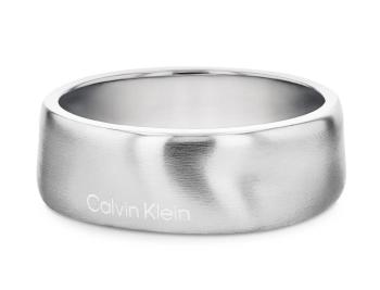 Calvin Klein Inel pentru bărbați din oțel Metallic Waves 35100037 62 mm