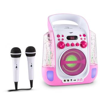 Auna Kara design CD sistem karaoke USB MP3LED 2 x micro baterie