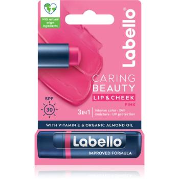 Labello Caring Beauty balsam de buze colorat culoare Pink 4,8 ml