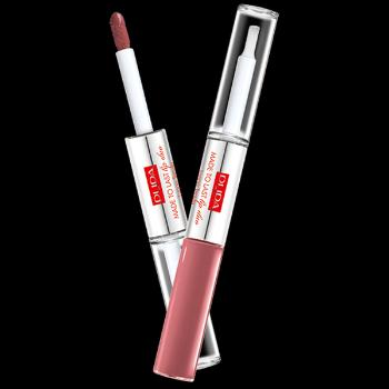 PUPA Milano Ruj lichid cu persistenșă îndelungată (Made To Last Lip Duo (Liquid Lip Colour) 2 x 4 ml 010 Vintage Pink