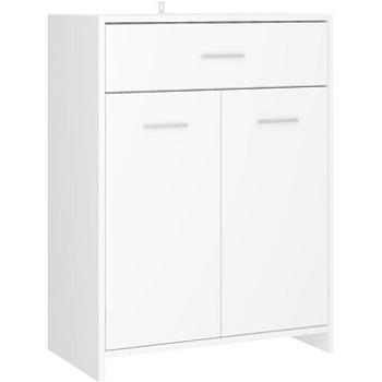 Kúpeľňová skrinka biela, 60 x 33 x 80 cm, drevotrieska 805024 (1397,93)