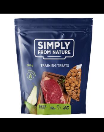 SIMPLY FROM NATURE Recompense pentru dresajul cainilor, cerb si pere 300 g