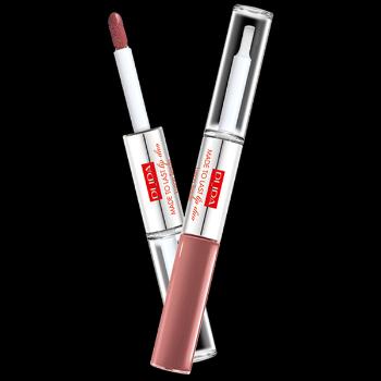 PUPA Milano Ruj lichid cu persistenșă îndelungată (Made To Last Lip Duo (Liquid Lip Colour) 2 x 4 ml 011 Natural Brown