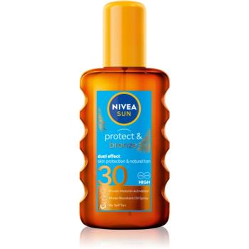 NIVEA SUN Protect & Bronze ulei de bronzat pentru piele uscata SPF 30 200 ml