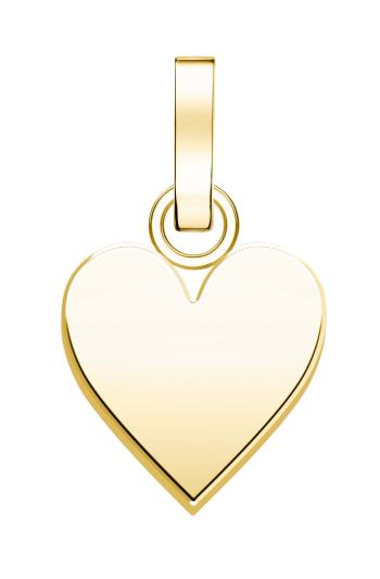 Rosefield Romanticpandantiv placat cu aurInimă The Pendant PE-Gold-Heart