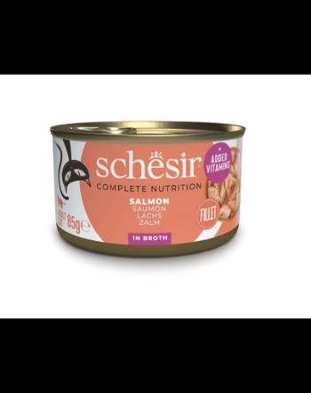 SCHESIR Hrana umeda pisica, somon in sos 85 g