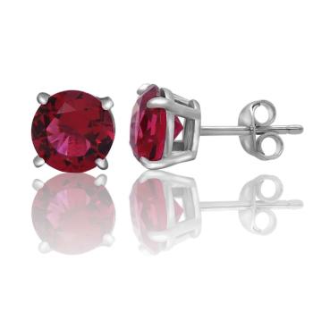 MOISS Cercei cu pietre de zircon vișinii E0001161 0,5 cm