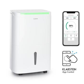 Klarstein DryFy Connect 40 Smart, Dezumidificator de aer, WiFi, Compresie, 40l/d, 35-45m², Alb