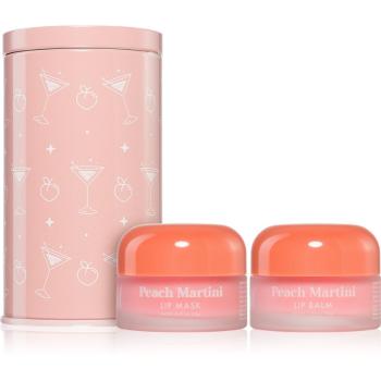 Barry M Lip Care Duo set cadou de buze cu parfum Peach Martini