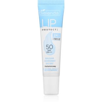 Bielenda Lip Protect Protective Moisturising Lip Balm SPF50 with Hyaluronic Acid Balsam de buze hidratant 10 g