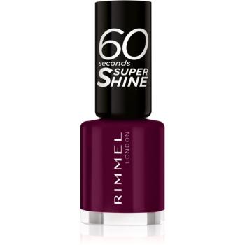 Rimmel 60 Seconds Super Shine lac de unghii culoare 712 Berry Pop 8 ml