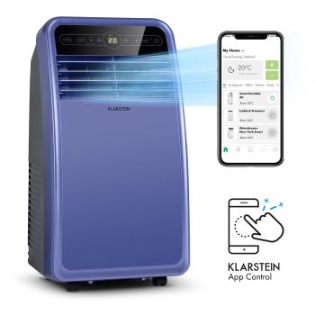 Klarstein Metrobreeze New York Smart 7k, aer condiționat portabil, 7000 BTU / 2,1 kW, clasa energetică A, telecomandă