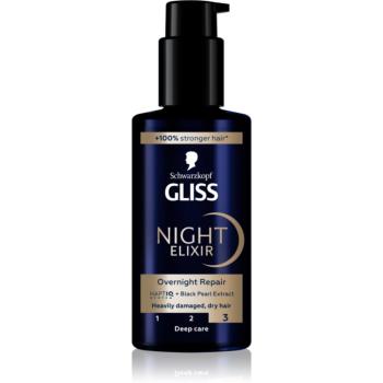 Schwarzkopf Gliss Night Elixir elixir leave-in pentru par deteriorat 100 ml