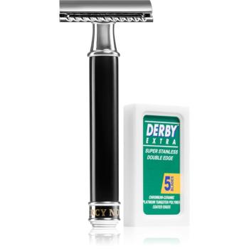 Percy Nobleman Safety Razor aparat de ras tradițional + lame de rezervă 1 buc