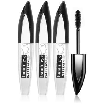 L’Oréal Paris False Lash Bambi Extra Black rimel cu efect de gene false ambalaj economic