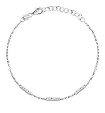 La Petite Story Brățară atemporală din argint cu zircon Silver LPS05AWV74