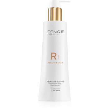 ICONIQUE Professional R+ Keratin repair Nourishing shampoo șampon reparator cu keratină pentru păr uscat și deteriorat 250 ml