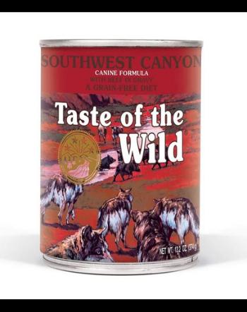 TASTE OF THE WILD Southwest Canyon Hrana umeda caini adulti, cu vita 390 g