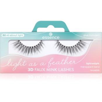 essence Light as a feather 3D faux mink gene false 02 All about light 2 buc