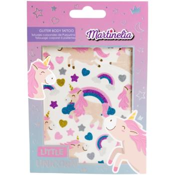 Martinelia Little Unicorn Glitter Body Tatto tatuaj pentru copii 1 buc