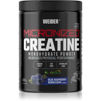 Weider Micronized Creatine podpora sportovního výkonu a regenerace příchuť Blue Raspberry Bubble Gum 300 g