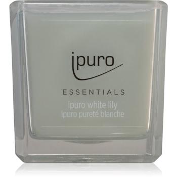 ipuro Essentials White Lily lumânare parfumată 125 g