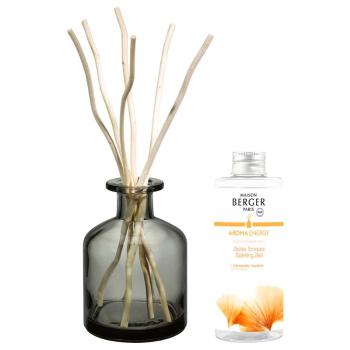 Maison Berger Paris Set cadou Aroma Energy difuzor gri + reumplere Tonic proaspăt 200 ml