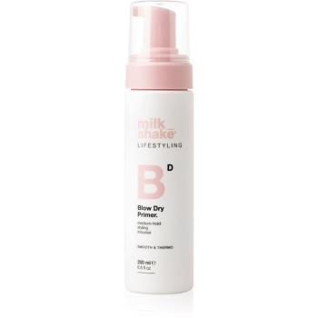 Milk Shake Lifestyling Blow Dry Primer spumă protectoare pentru coafare 200 ml