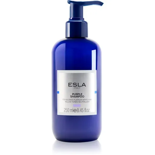 ESLA ITALY Purple șampon pentru păr blond neutralizeaza tonurile de galben 250 ml
