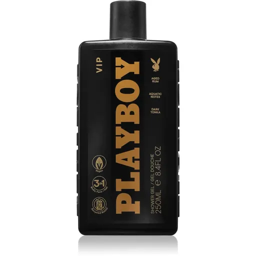 Playboy VIP For Him gel de duș 3 in 1 pentru bărbați 250 ml