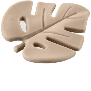 Zopa Silicone Teether Leaf jucărie pentru dentiție Sand Beige 1 buc