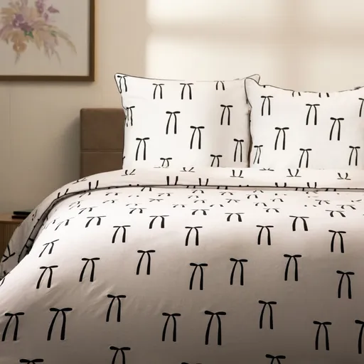 Lenjerie de pat King Size, Carnival, Homla, 3 piese, 200x220 cm, bumbac, alb/negru