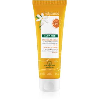 Klorane Monoï & Tamanu crema fata iluminatoare de protectie SPF 50+ 50 ml