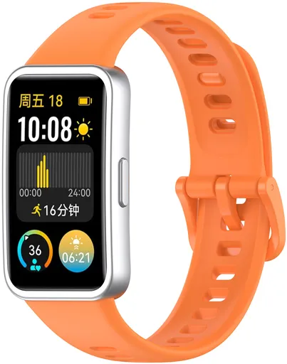 4wrist Curea din silicon pentru Huawei Watch Band 10, 9, 8 - Orange